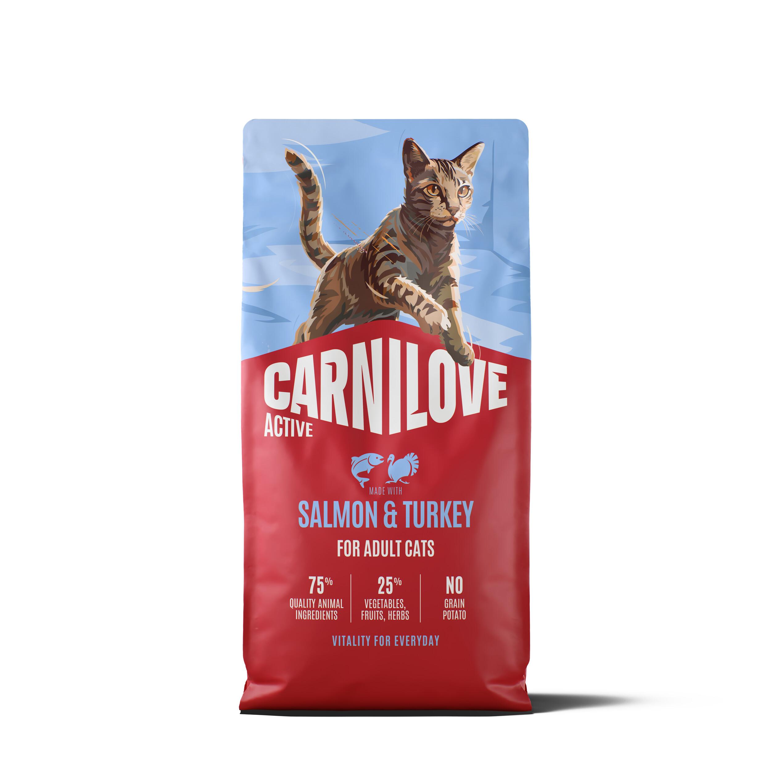 8595602581610.jpg Carnilove Active Salmon & Turkey Adult kassitoit 6kg - Pilt 1