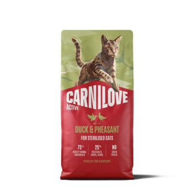 Carnilove Active Duck & Pheasant Adult Sterilised kassitoit 6kg
