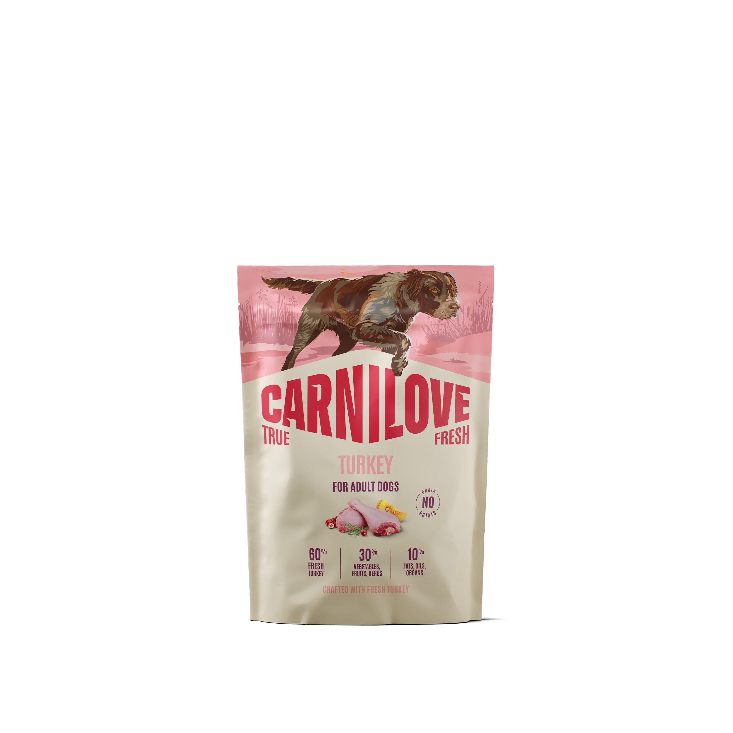 8595602581818.jpg Carnilove True Fresh Turkey Adult koeratoit 1,5kg - Pilt 1