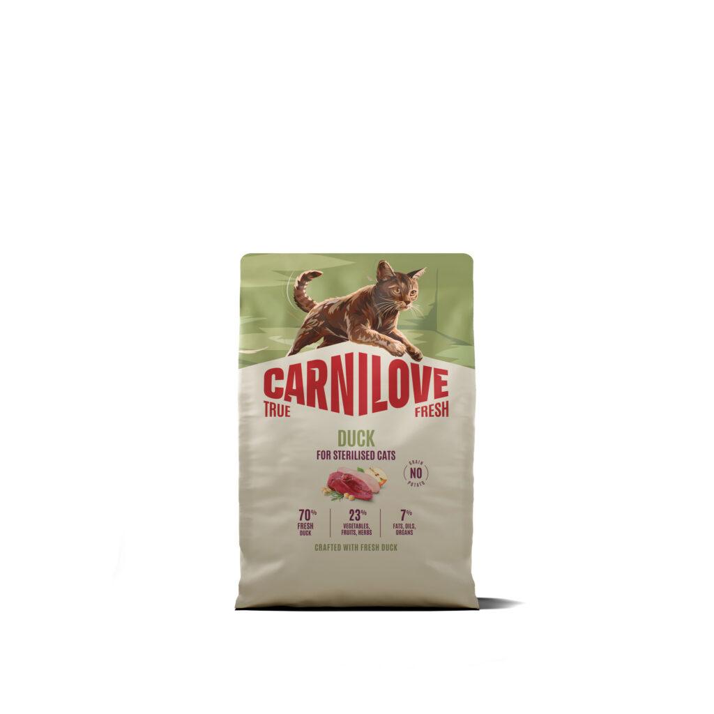 Carnilove True Fresh Duck Adult Sterilised kassitoit 2kg