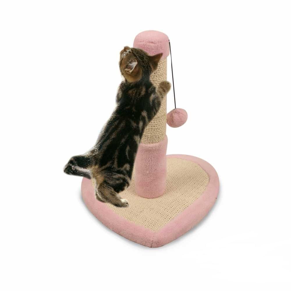 5905309283848.jpg Bubu Pets Heart roosa kraapimispuu 38cm - Pilt 1
