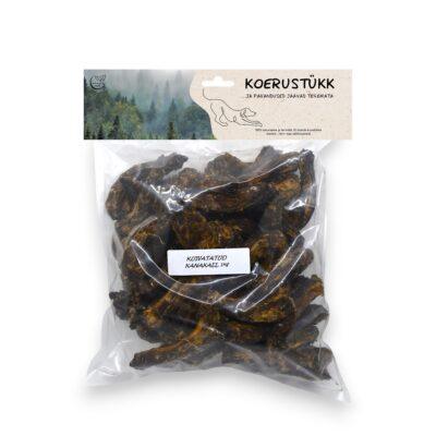 Koerustükk kuivatatud kanakael koerale 1kg