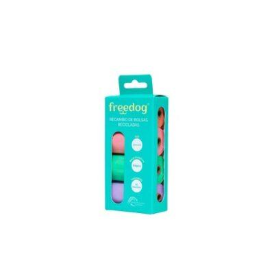 FREEDOG HÜGIEENIKOTID PASTEL 15*4 RULLI