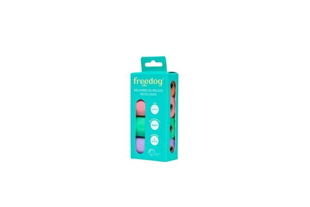 266090.jpg FREEDOG HÜGIEENIKOTID PASTEL 15*4 RULLI - Pilt 1