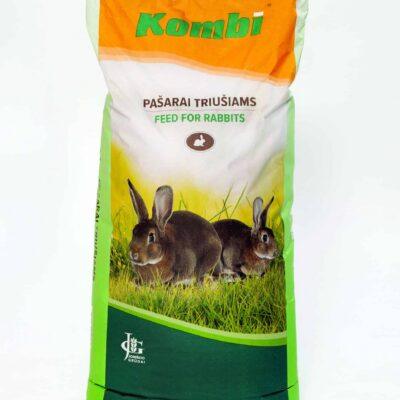 Kombi täissööt noortele ja täiskasvanud küülikutele fütobiootikumidega 25kg