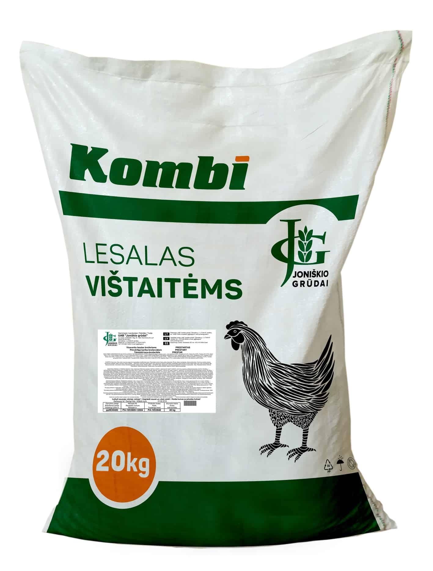 4779039021152.jpg Kombi täissööt noorkanadele vanuses 29–70 päeva 20kg - Pilt 1