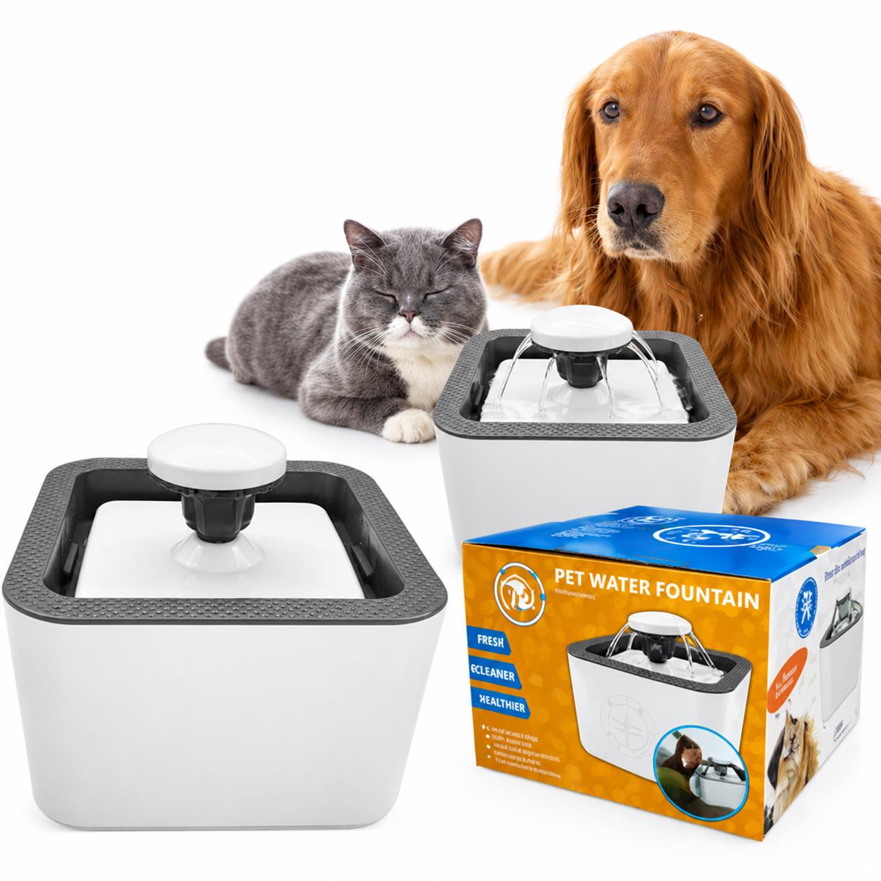 5908222232016.jpg Pet joogipurskkaev koerale ja kassile pumbaga 2,5L - Pilt 1