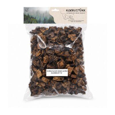 Koerustükk kuivatatud veise kopsukuubikud koerale 1kg