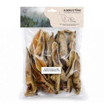 Koerustükk karvadega lamba kõrvad koerale 500g