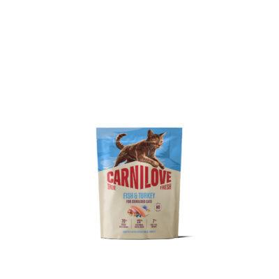 Carnilove True Fresh Fish & Turkey Adult Sterilised kassitoit 0,4kg