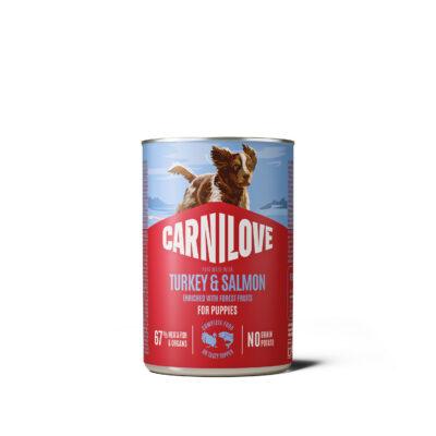 Carnilove Turkey & Salmon konserv kutsikatele 400g