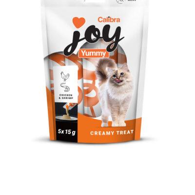 Calibra Joy Yummy Chicken & Shrimp maius kassidele 5x15g