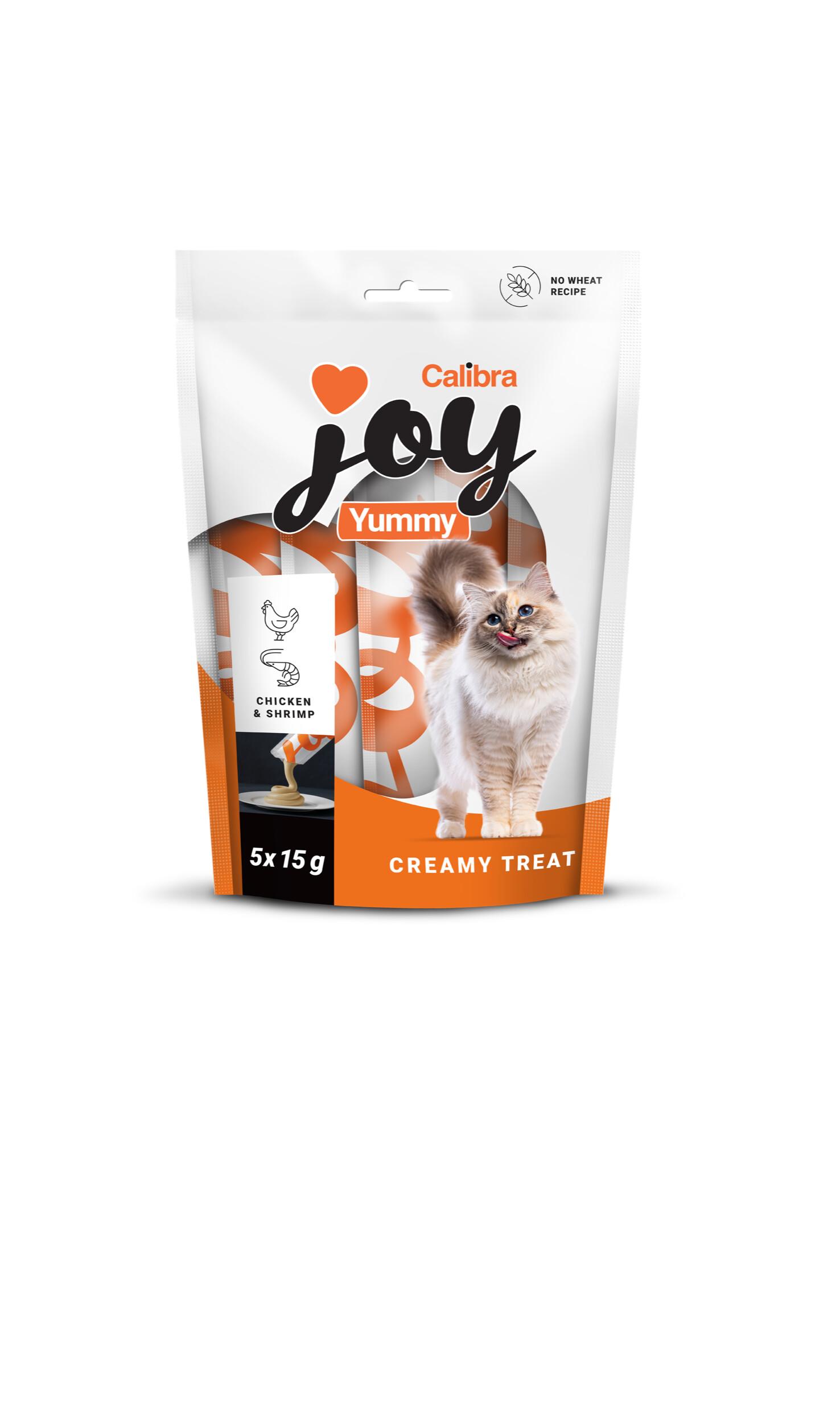 8595706706155.jpg Calibra Joy Yummy Chicken & Shrimp maius kassidele 5x15g - Pilt 1